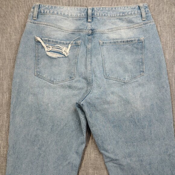 Flying Monkey Jeans Womens Size 30 Blue Best Part Super High Rise Rigid Straight - Picture 11 of 12